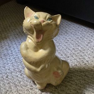 Vintage Numbered Cat bank